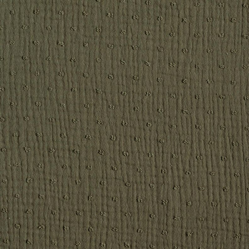 Double Gauze/Muslin dobby – khaki,  image number 1