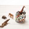 Cotton Poplin clay forest animals Digital Print – ivory,  thumbnail number 6