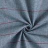 Coat fabric cotton mix herringbone and check – light blue/burgundy,  thumbnail number 4