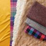 roughened coat fabric – curry yellow,  thumbnail number 4