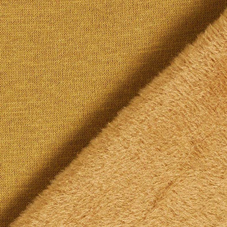 Alpine Fleece Comfy Sweatshirt Plain – curry yellow yellow,  image number 5