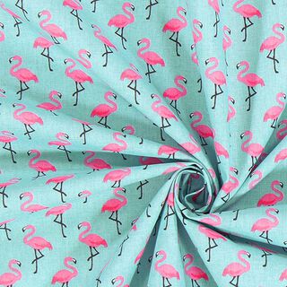 Cretonne  Flamingo 3 – turquoise, 