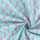 Cretonne  Flamingo 3 – turquoise,  thumbnail number 2