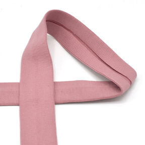 Bias binding Cotton Jersey [20 mm] – dark dusky pink, 
