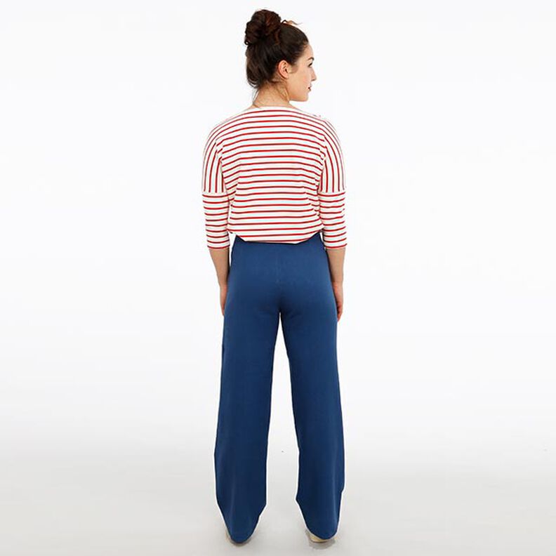 FRAU ELENA - plain trousers with a straight leg, Studio Schnittreif  | XS -  XXL,  image number 4