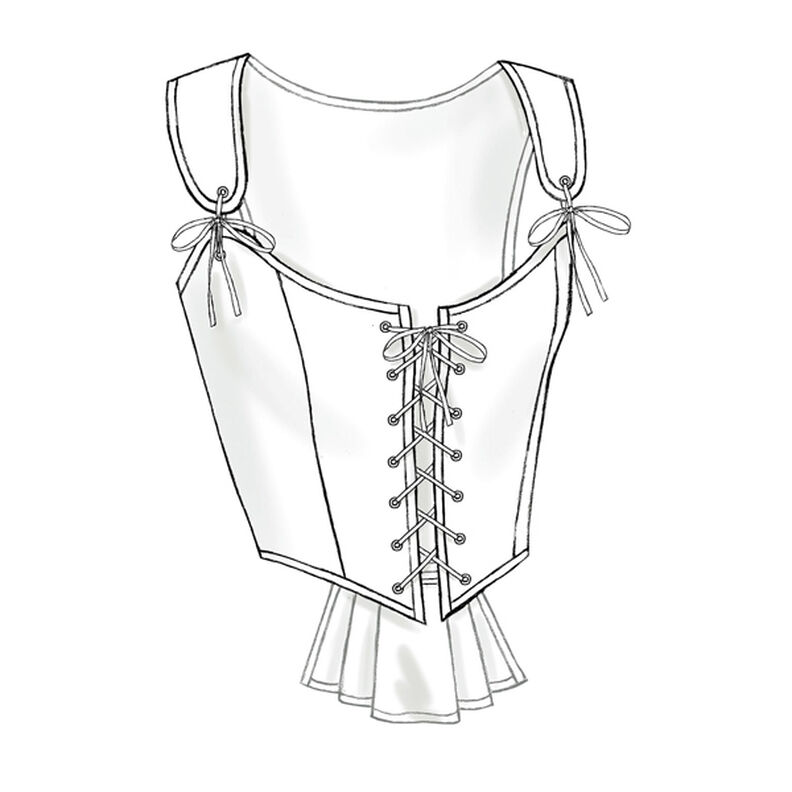 Laced Corsets, Butterick 4669 | 6 - 12,  image number 5