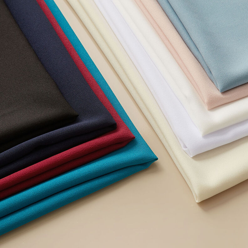 Crepe Georgette – light blue,  image number 7