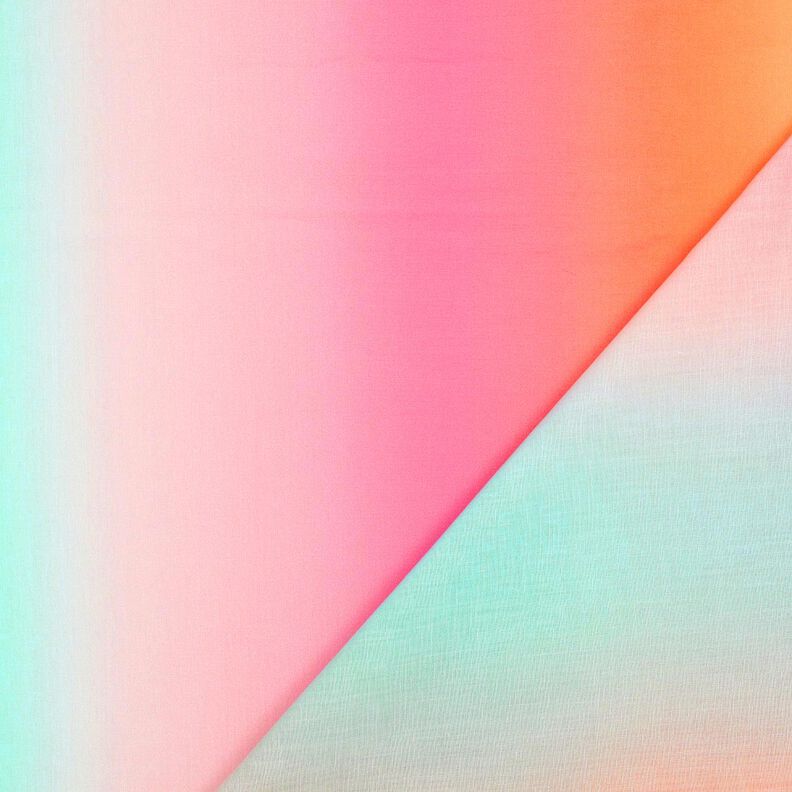 Batiste Rainbow gradient | Poppy Fabrics – pink/white,  image number 4