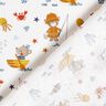 Cotton Poplin Bear and Mouse by the Sea – white,  thumbnail number 4