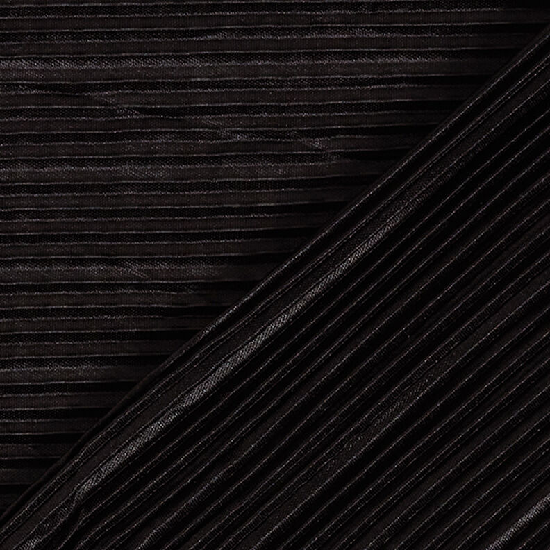 Pleated jersey – black,  image number 4