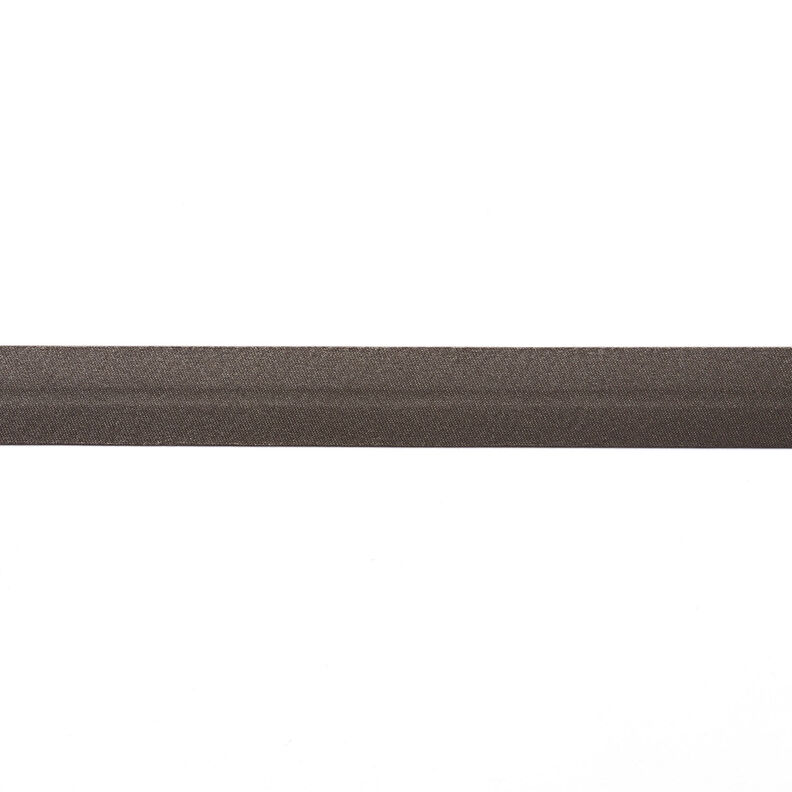 Bias binding Satin [20 mm] – dark grey,  image number 1