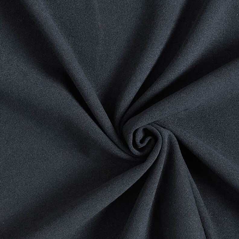 Plain Velours Coating Fabric – black,  image number 1