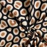 Decor Fabric Half Panama abstract leopard pattern – black/cashew,  thumbnail number 3