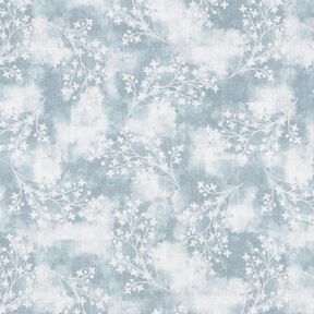Cotton Poplin fine branches – blue, 