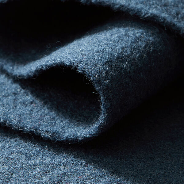 Fulled woollen loden – denim blue,  image number 4