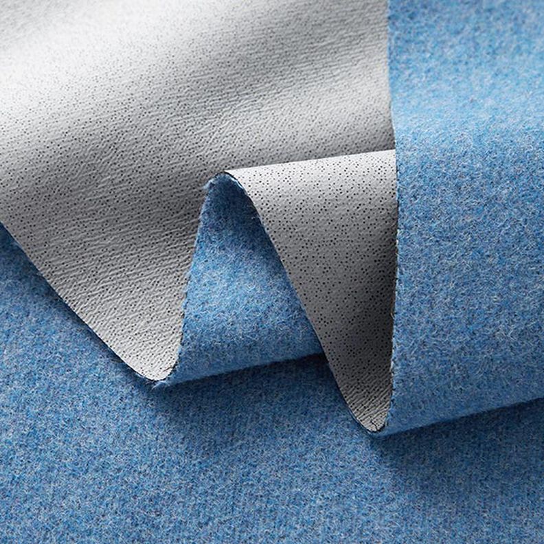 Plain Water-Repellent Wool – brilliant blue,  image number 3