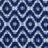 Cotton Poplin diamonds & glitter drops – indigo/white,  thumbnail number 1