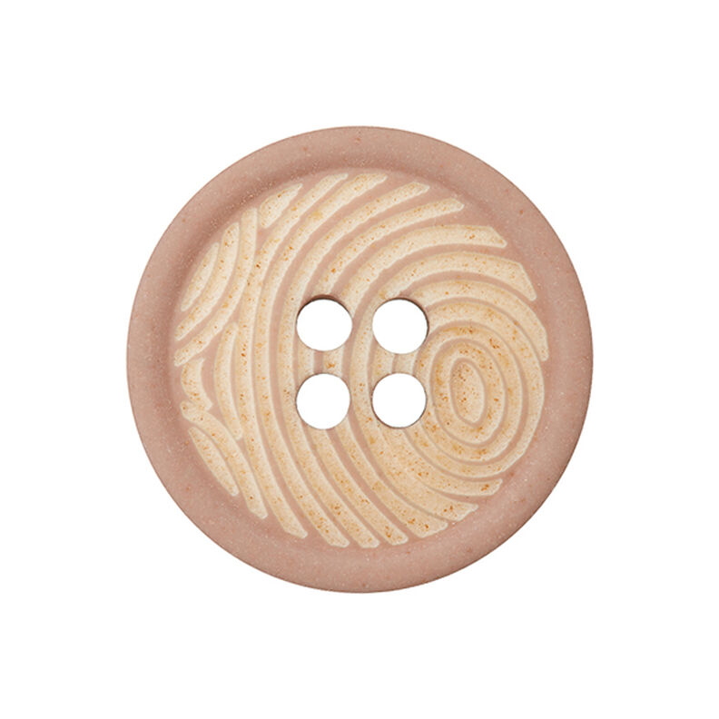 Polyester Button 4-Hole  – pink,  image number 1