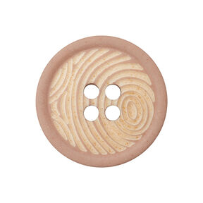 Polyester Button 4-Hole  – pink, 