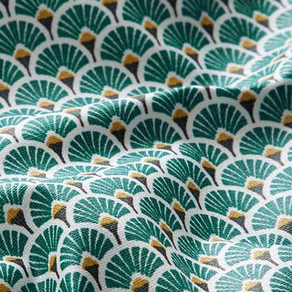 Coated Cotton Little Fans – petrol, 