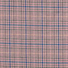 Cotton Blend fine check print – intense pink/royal blue, 