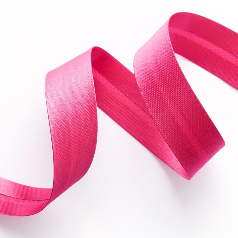 Bias binding Satin [20 mm] – intense pink,  image number 2