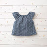 Double Gauze/Muslin dots Foil Print | by Poppy – blue grey,  thumbnail number 6
