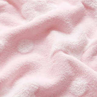 Cosy Fleece Stars and Flowers – rosé, 