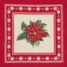 Tapestry Decor Fabric Panel Christmas Star – red,  thumbnail number 1
