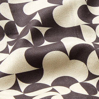 round shapes suede – natural/midnight blue, 