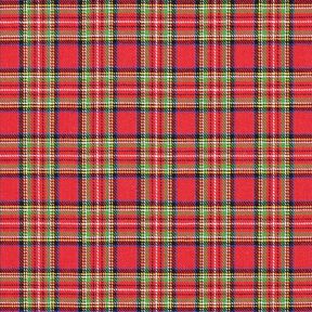 Cotton Flannel Tartan Check Glenside – chili, 