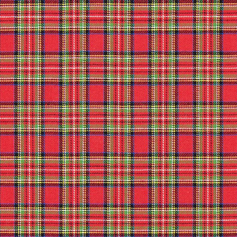 Cotton Flannel Tartan Check Glenside – chili,  image number 1