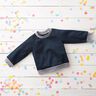 Light Cotton Sweatshirt Fabric Plain – midnight blue,  thumbnail number 7