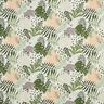 Cotton Cretonne Abstract Jungle Plants – white/green,  thumbnail number 1