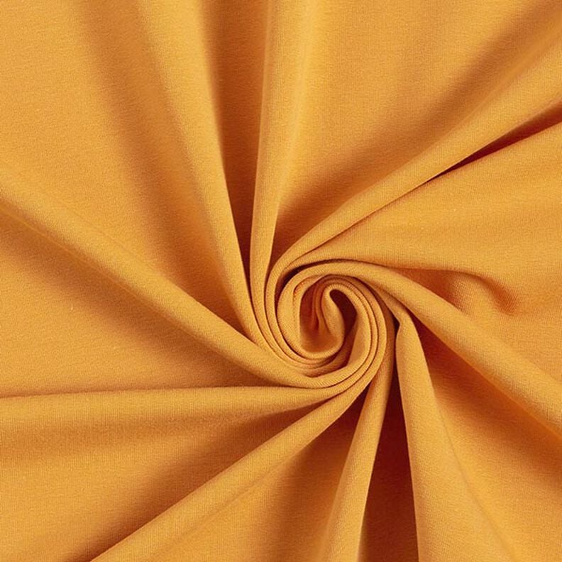Light French Terry Plain – curry yellow, image number 1