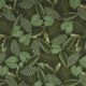 Outdoor Fabric Canvas Palm Leaves – dark green,  thumbnail number 1