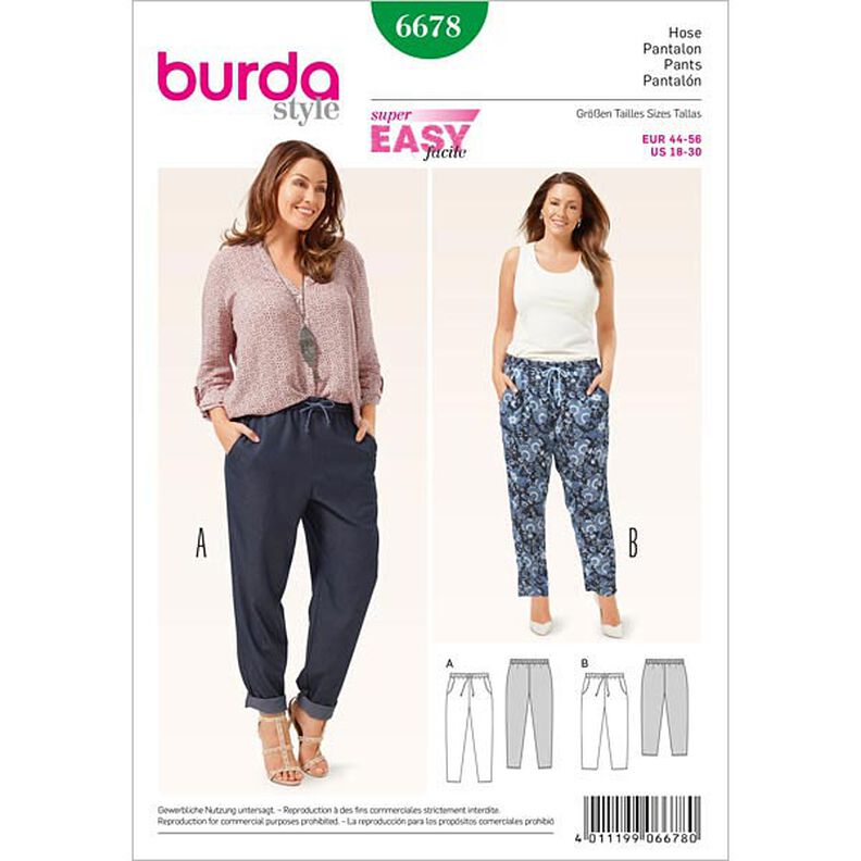 Pants, Burda 6678,  image number 1