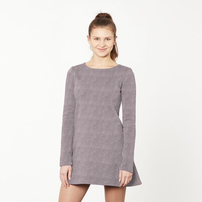 glitter ribbed knit – mauve/silver,  image number 5