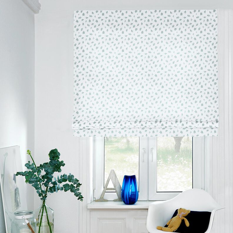 Double Gauze/Muslin branches | Poppy Fabrics – white/reed, image number 6
