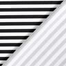 Swimsuit fabric narrow stripes – black/white,  thumbnail number 4