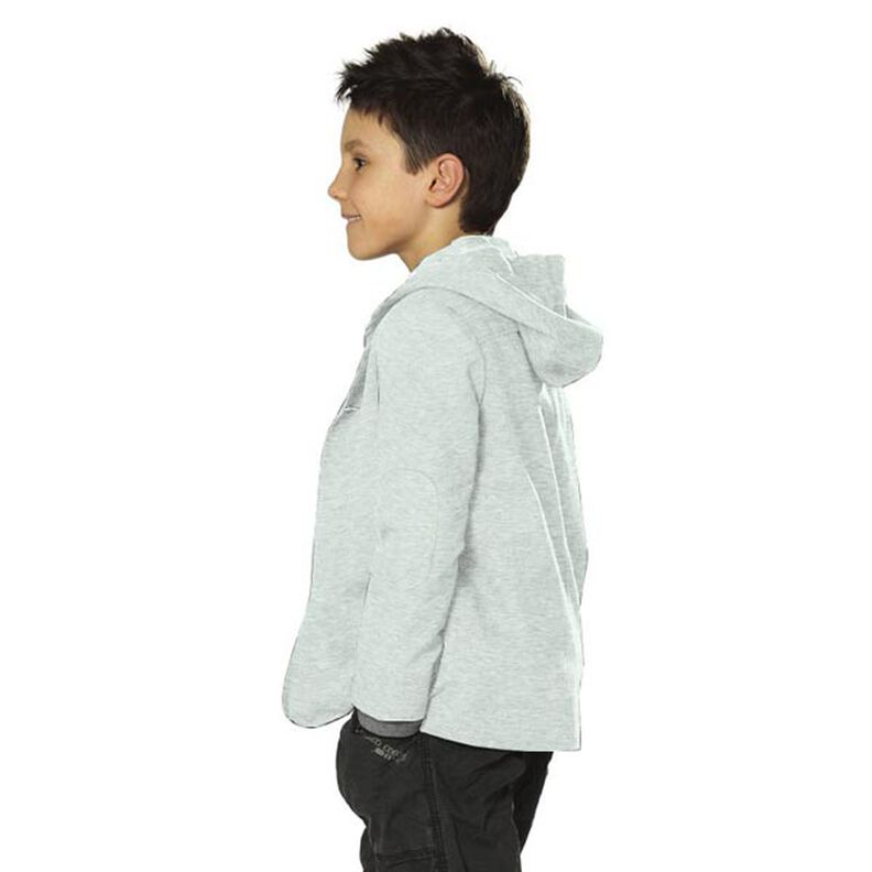 Fine Mottled French Terry – mint/grey, image number 4