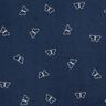 Baby Cord glittery butterflies – navy blue,  thumbnail number 1