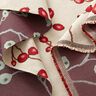 Decor Fabric Tapestry Fabric Rosehips – light beige/red,  thumbnail number 3