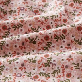 Cotton Poplin little flowers – rosé/copper, 