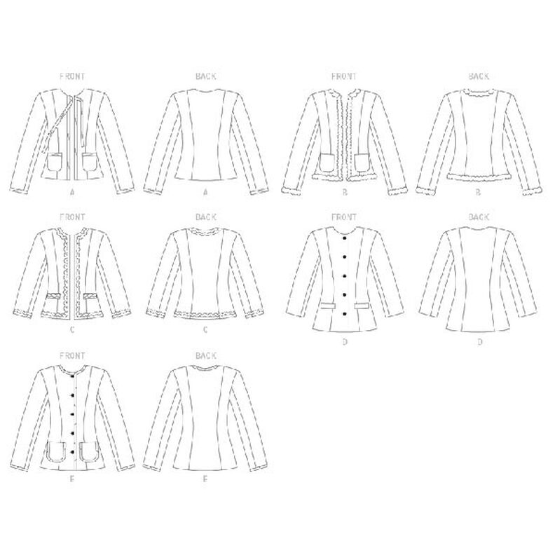 Jacket, Vogue V7975,  image number 6