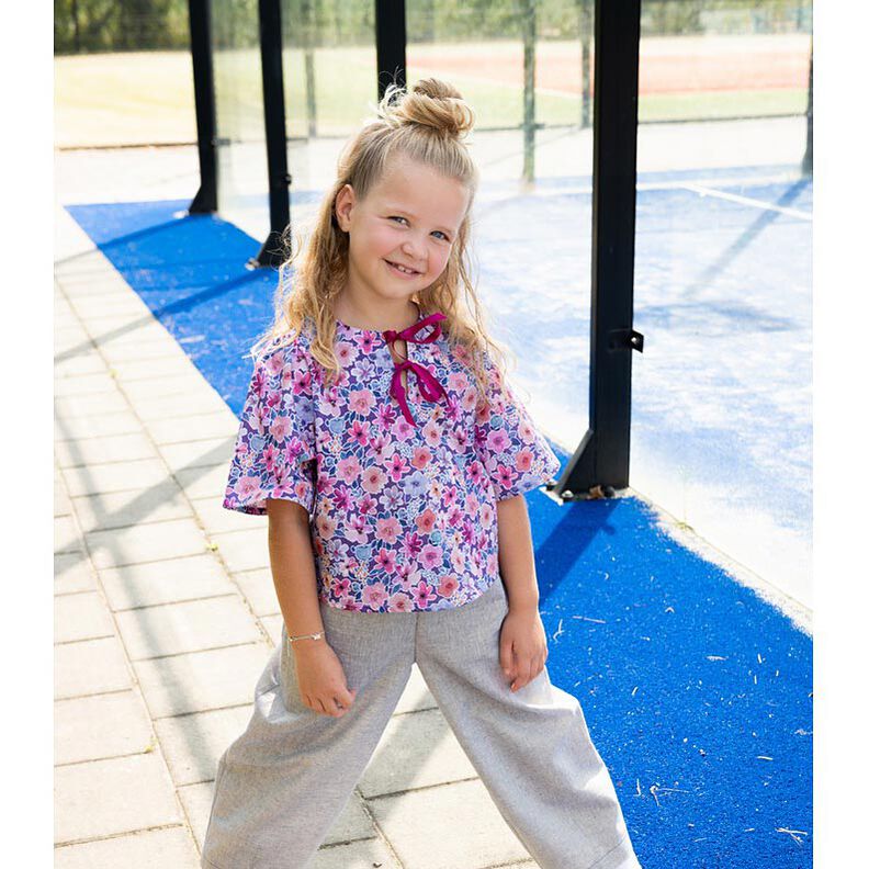 Cotton Poplin Flowers | Poppy Fabrics – red lilac,  image number 6