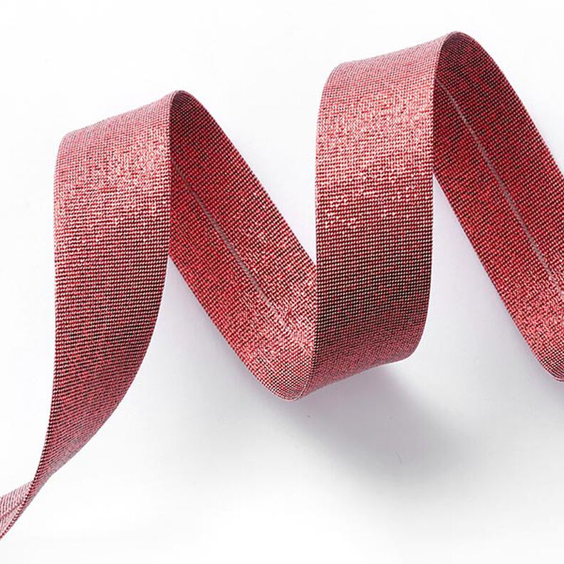 Bias binding Metallic [20 mm] – carmine,  image number 1