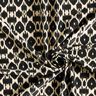 Swimsuit fabric abstract leopard print – black/cashew,  thumbnail number 3