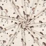 Cotton Jersey Glittery flower horse | Poppy Fabrics – natural/gold,  thumbnail number 3