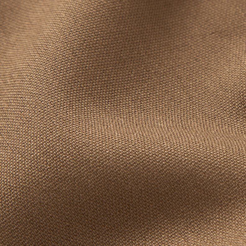 Plain-coloured plain weave viscose blend – light brown,  image number 3